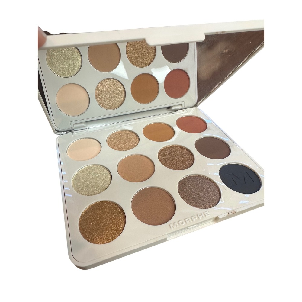 Morphe Flickering Sands 12 Pan Eyeshadow Palette Bronze Gold Matte Shimmer
